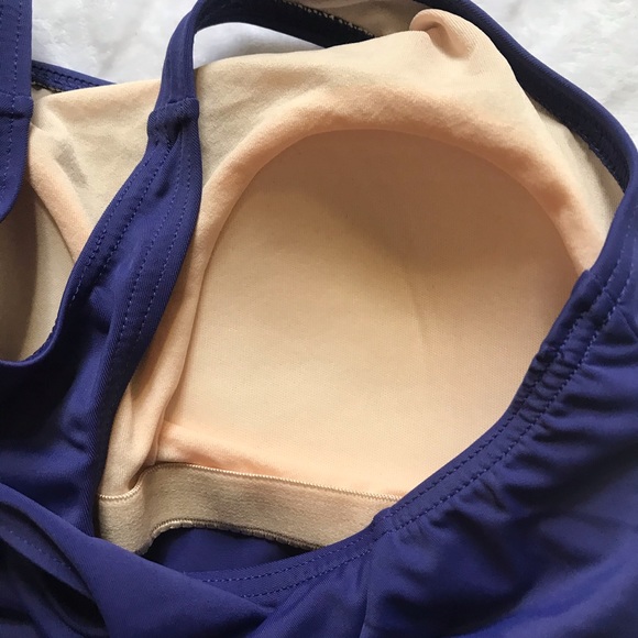 One-Piece Swimsuit Active Training Blue X-Small - Picture 8 of 10